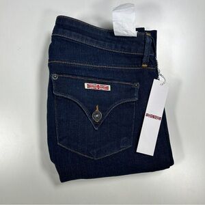 Hudson Jeans Womens 26 (28) Carly Straight Leg Dark Wash Denim Hudson + Pop NWT